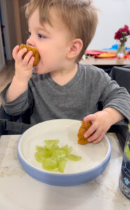 Kids enjoy snacking on a schedule
