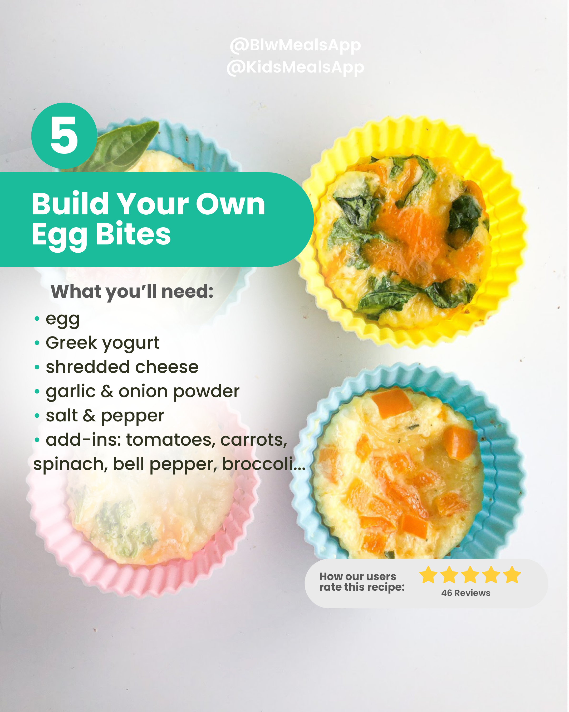 5 bite recipes for babies and kids